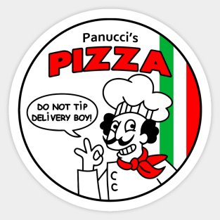 Pizza logo Sticker